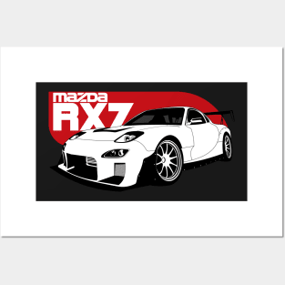 Mazda RX7 FD Posters and Art